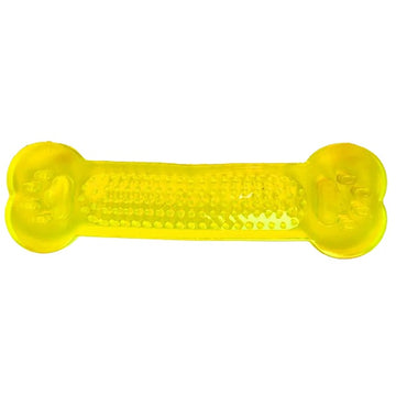 Kennel Rubber Crystal Squeeze Bone Dog Toy